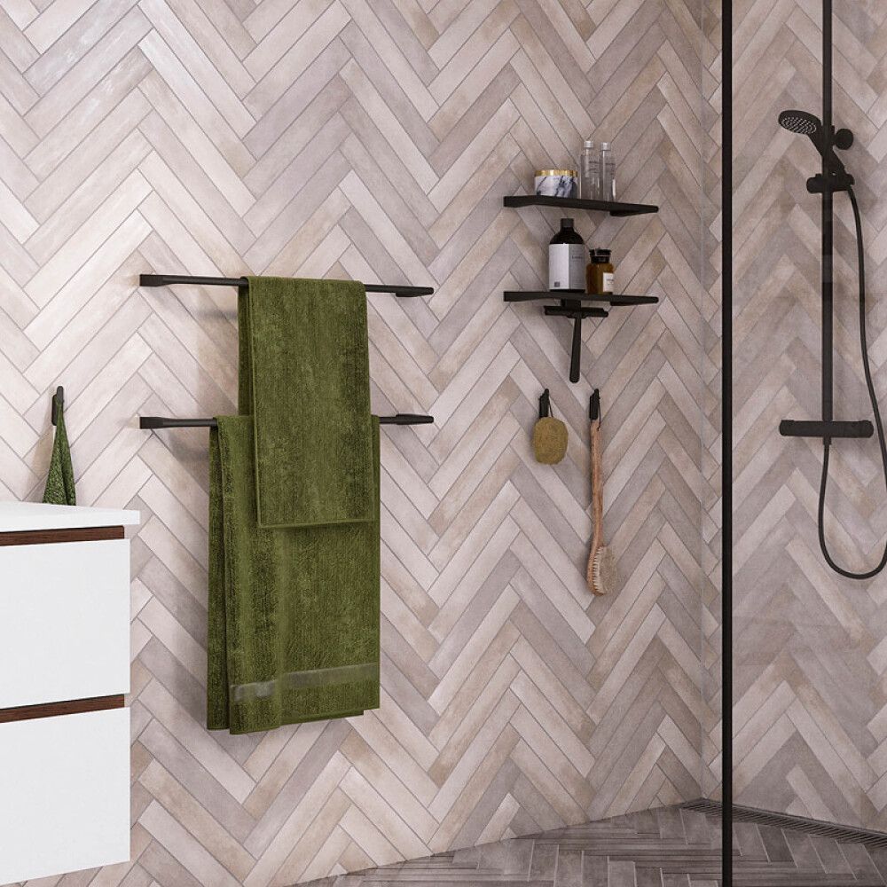 Handklæðakrókur Style Pressalit burstað stál 2stk