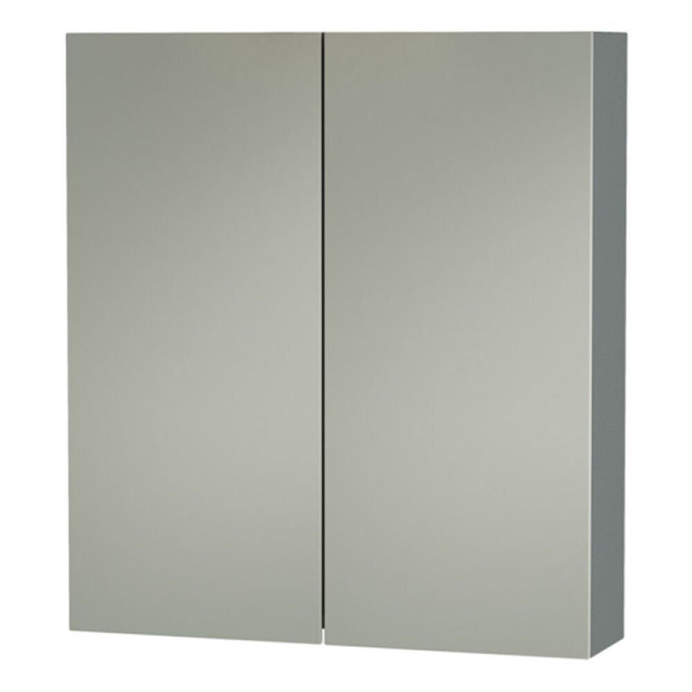 Speglaskápur koksgrár 60x65 Svanholm