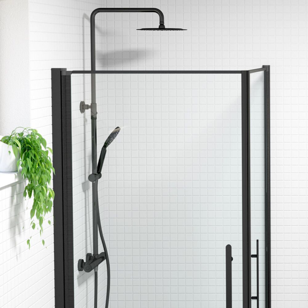 Sturtusett Dueodde Ø39,5 cm matt svart 118 cm Skärgård