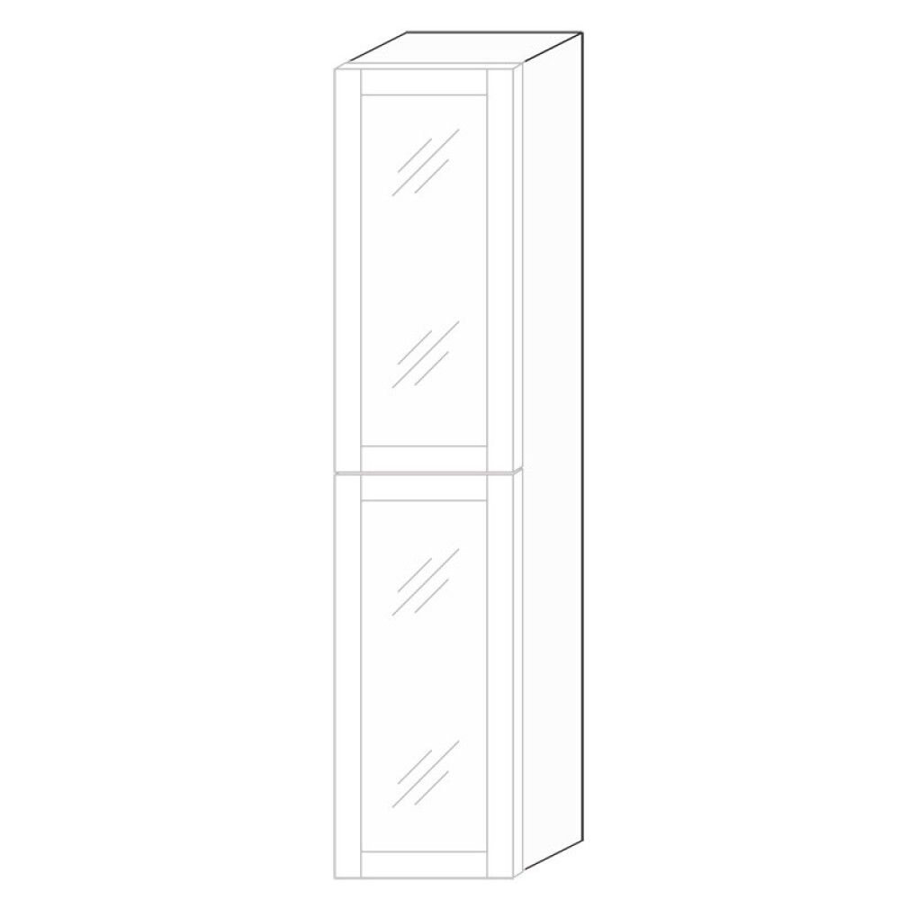 Háskápur 30x30x174cm Skärgård matt hvítur