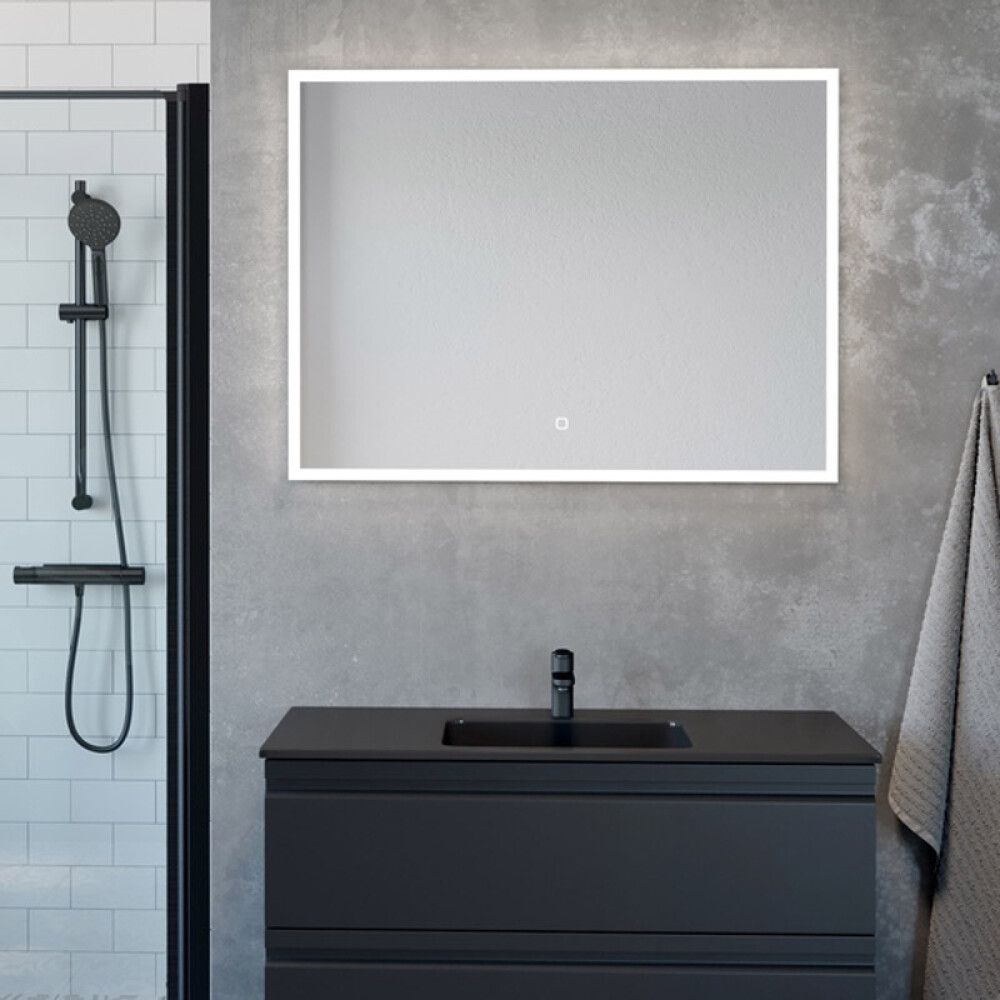 Spegill LED rammi 80x75 Skärgård