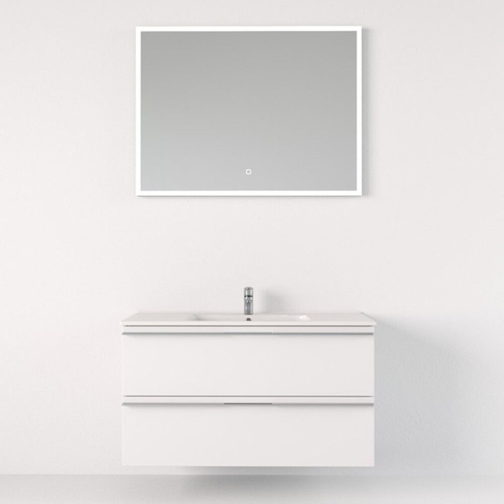 Spegill LED rammi 100x75 Skärgård