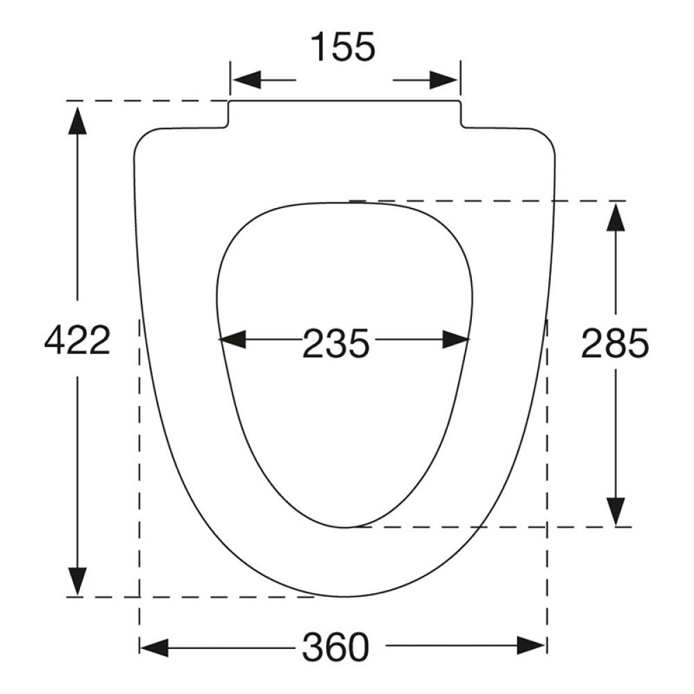Salernisseta hæglokandi Pressalit Cera S848 svört