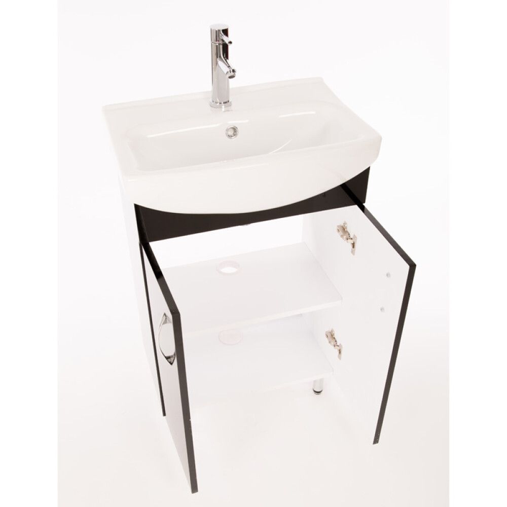 Handlaugarskápur 55cm Nortiq Odessa Svartur