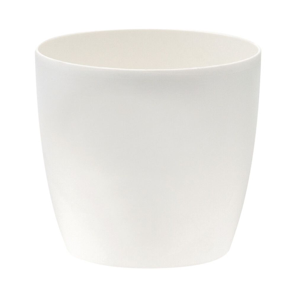 Blómapottur Brussels Round Ø24cm hvítur