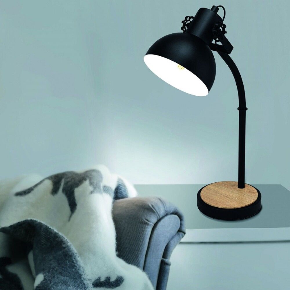 Borðlampi E27 Lubenham 28W 57cm Eglo svartur