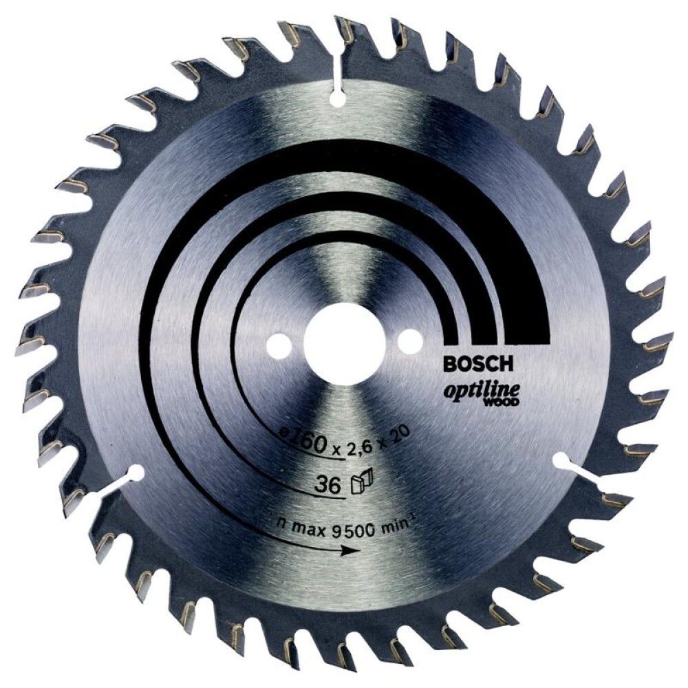 Hjólsagarblað 160x20 36T Bosch Optiline