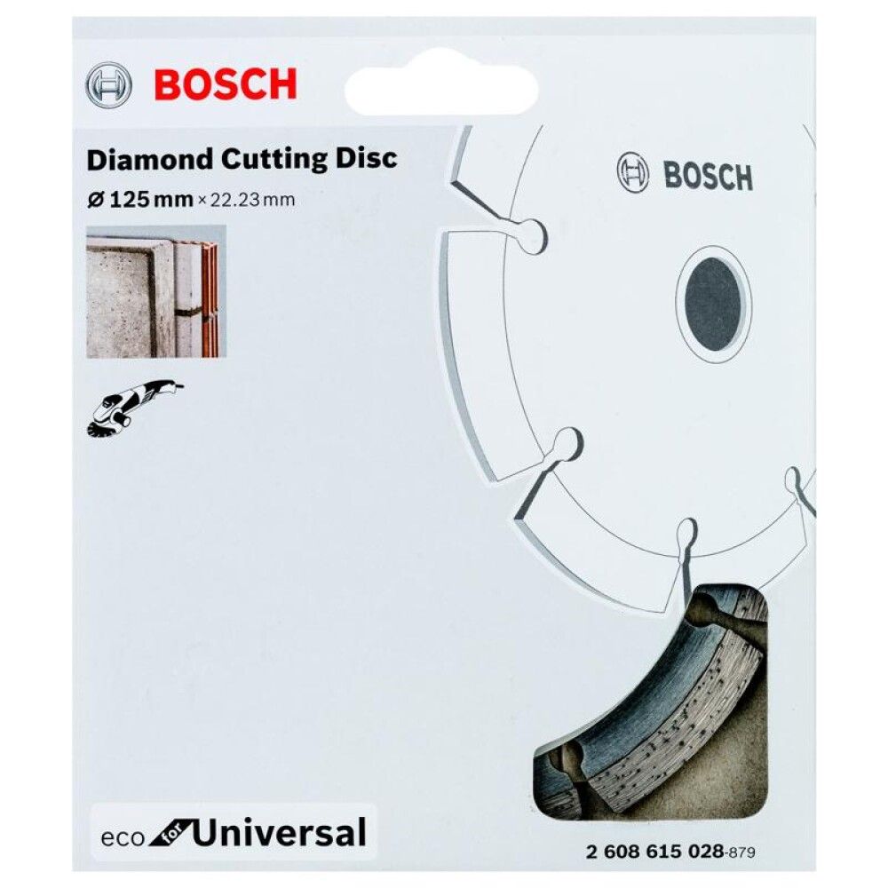 Skurðarskífa demants 125x2 mm Bosch
