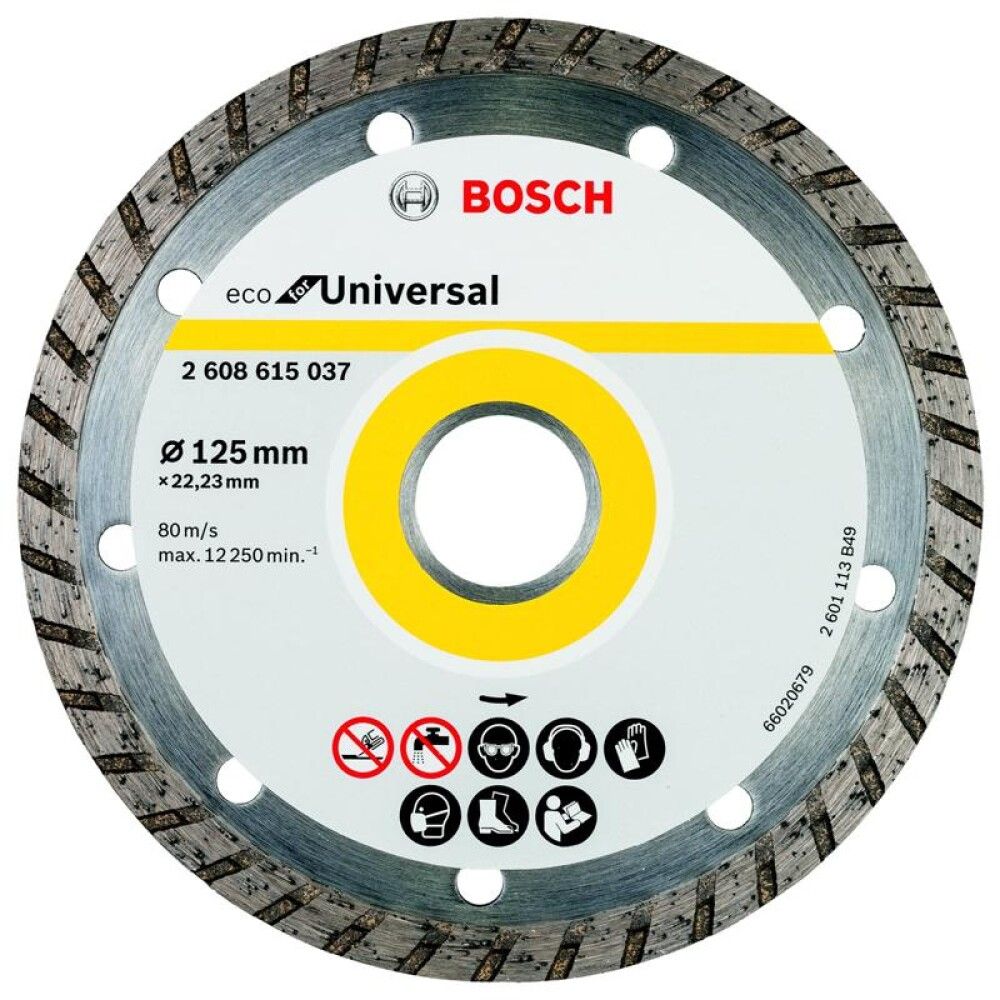 Skurðarskífa demants 125x2,4 mm Bosch Universal Turbo