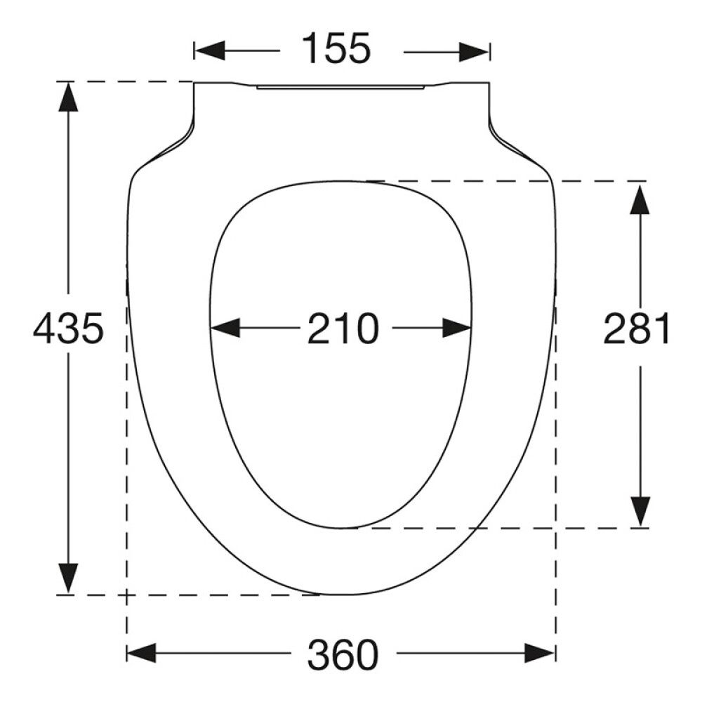 Salernisseta hæglokandi Pressalit Sign/Spira S1032 svört