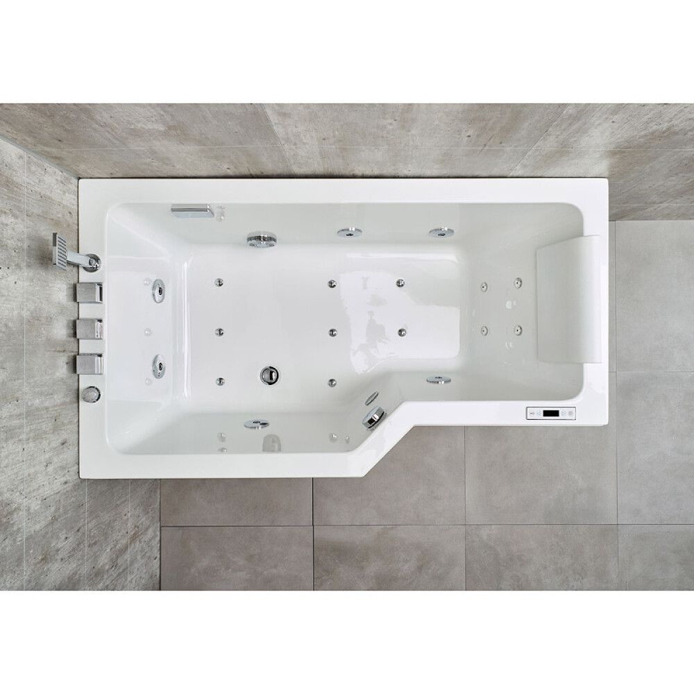 Nuddbaðkar vinstri Skaraborg 150x85x63 cm Camargue