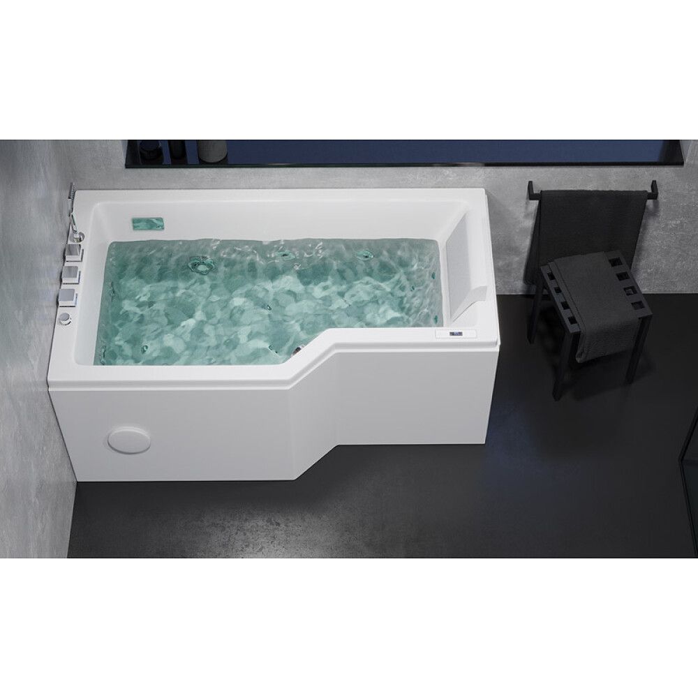 Nuddbaðkar vinstri Skaraborg 150x85x63 cm Camargue