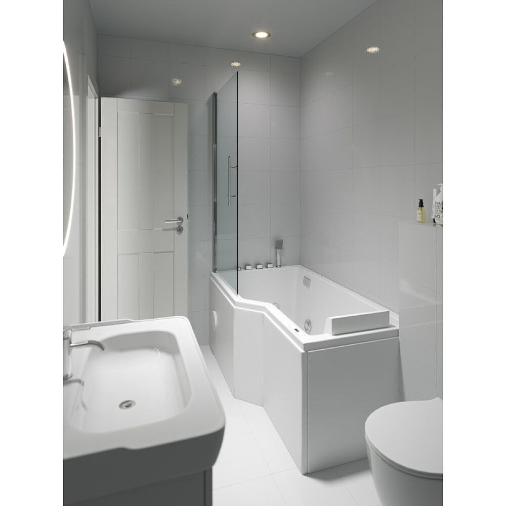 Nuddbaðkar vinstri Skaraborg 150x85x63 cm Camargue