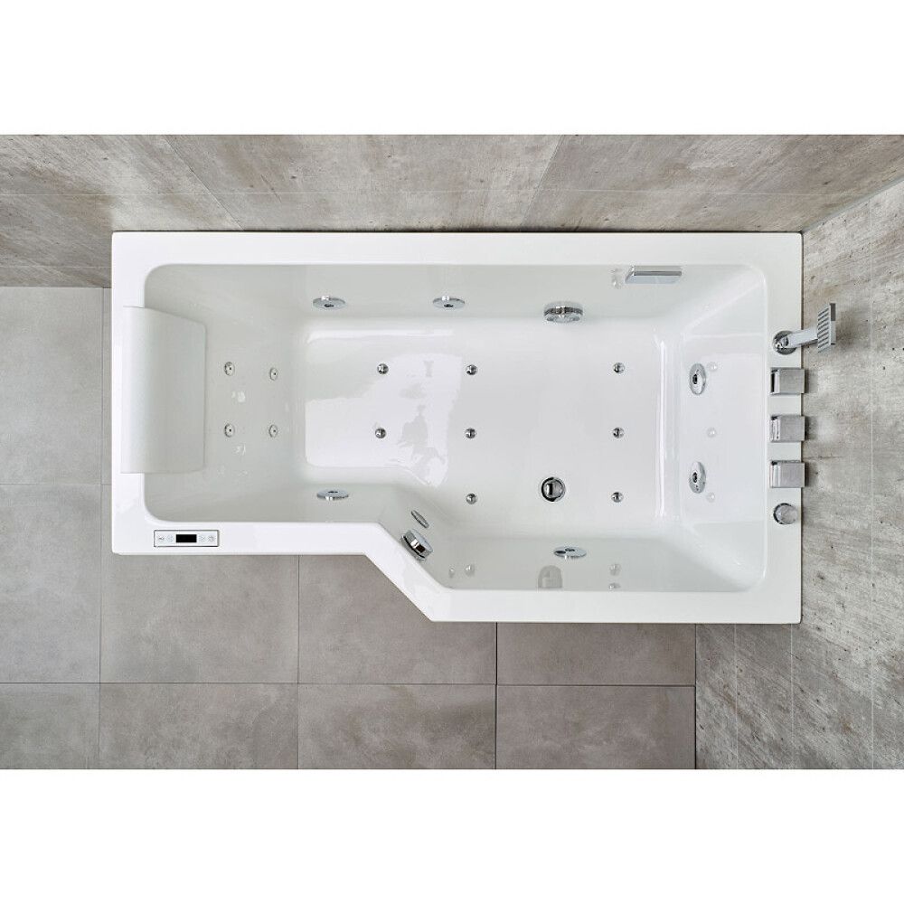 Nuddbaðkar hægri Skaraborg 150x85x63 cm Camargue