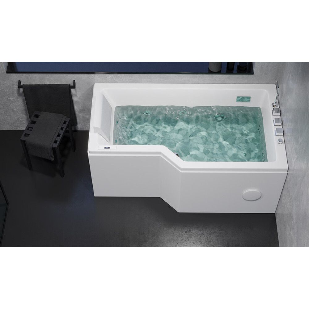 Nuddbaðkar hægri Skaraborg 150x85x63 cm Camargue