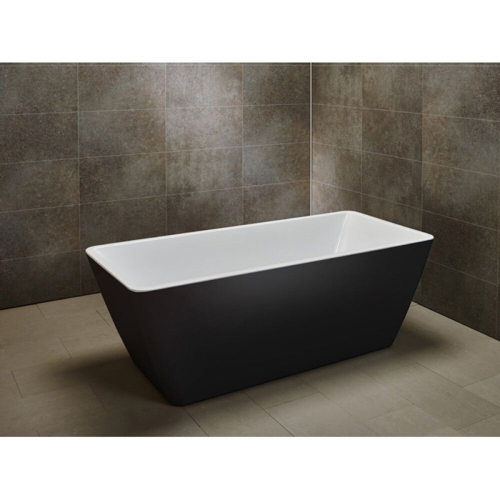 Baðkar frístandandi Camaruge Marstrand 170x75 cm svart