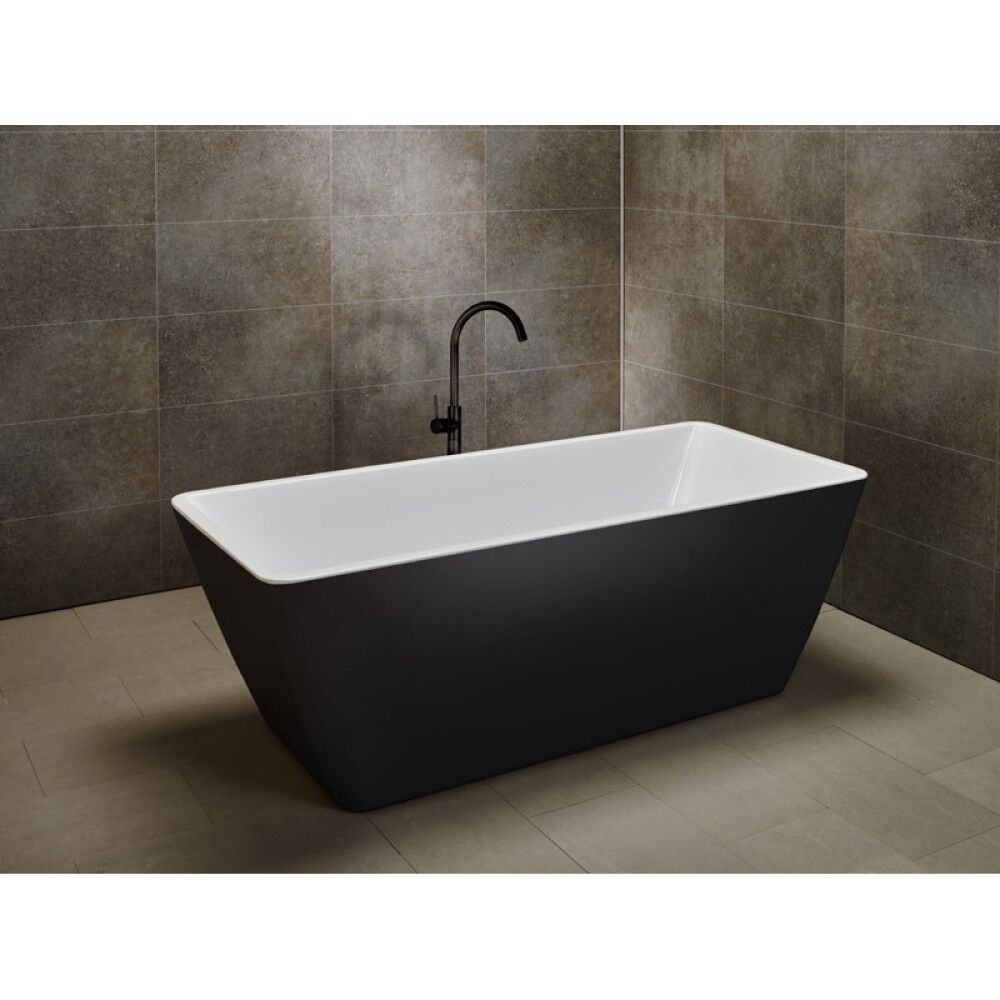 Baðkar frístandandi Camaruge Marstrand 170x75 cm svart