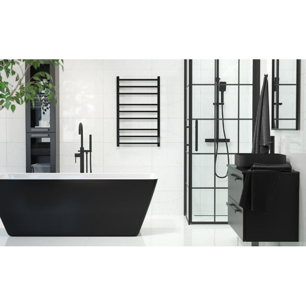 Baðkar frístandandi Camaruge Marstrand 170x75 cm svart