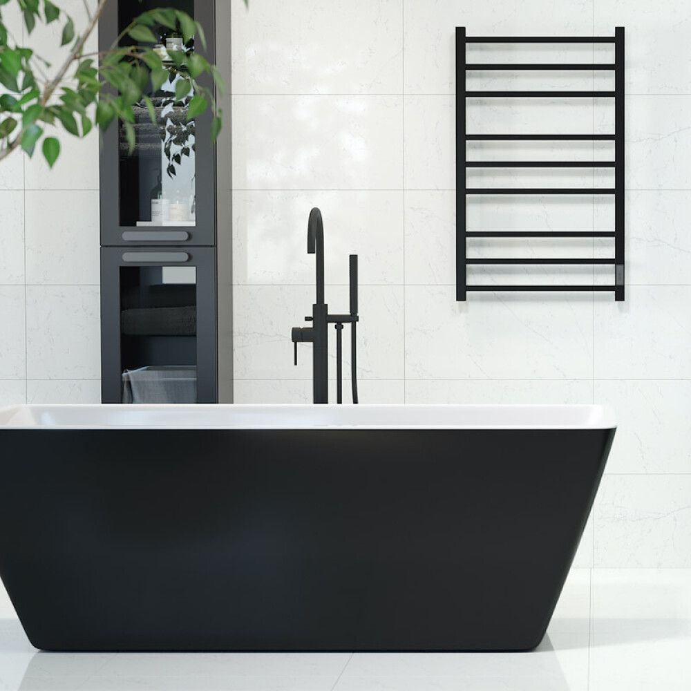 Baðkar frístandandi Camaruge Marstrand 170x75 cm svart