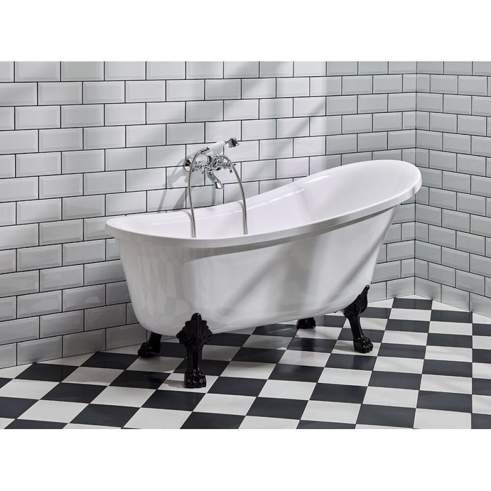 Baðkar frístandandi Camargue Siljan 150x75 cm hvítt