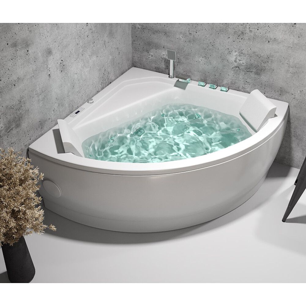 Nuddbaðkar Uppland 140x140x58 cm Skärgård