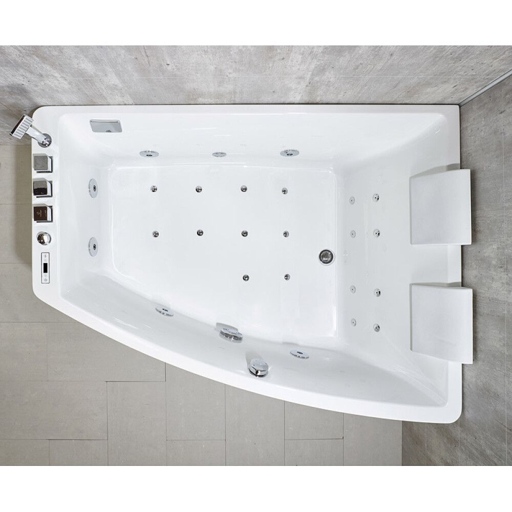 Nuddbaðkar Värmland vinstri 160x120x65 cm Camargue