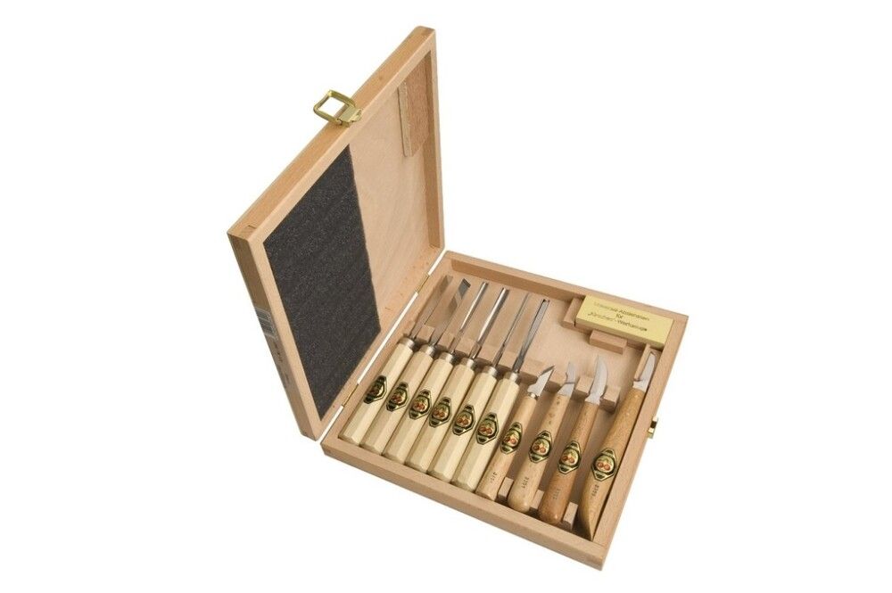 Útskruðarsett í trékassa Kirchen 11stk