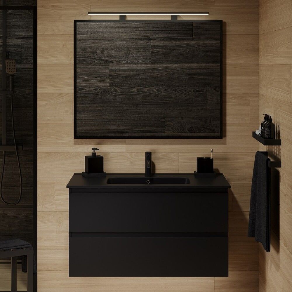 Handlaug 46,5x101 cm Camargue Skärgård svört