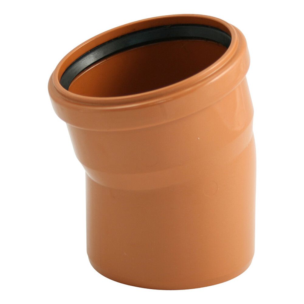 Beygja PVC Ø160mm 15°