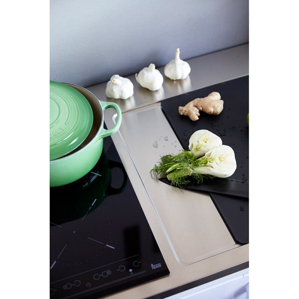 Eldhúskrókur með ísskáp og keramik helluborði Intra CUL 1000R