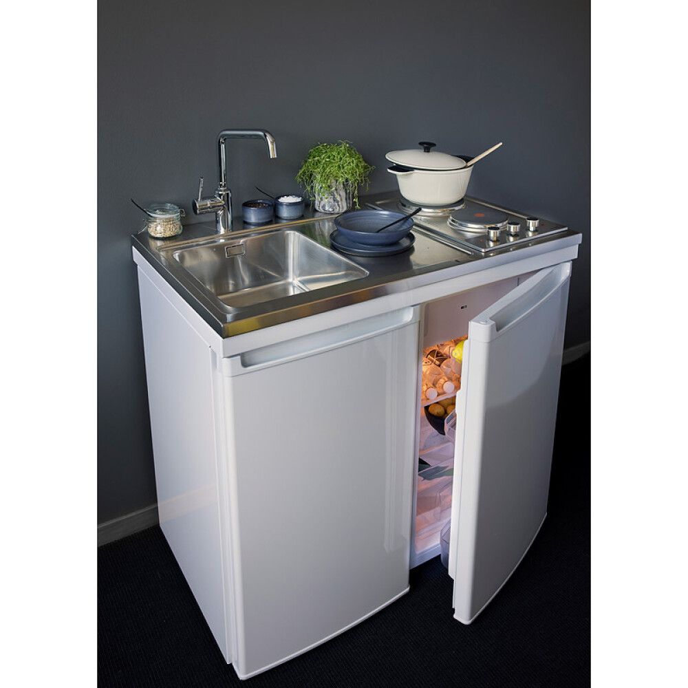 Eldhúskrókur með ísskáp og helluborði Intra CUL1000L