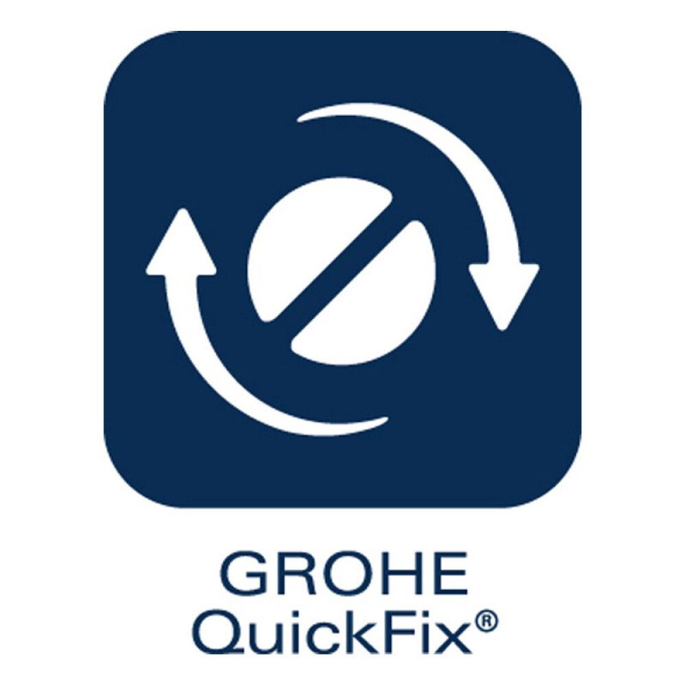 Eldhústæki Grohe QuickFix burstað stál