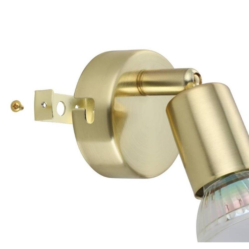 Kastari GU10 Buzz burstað messing