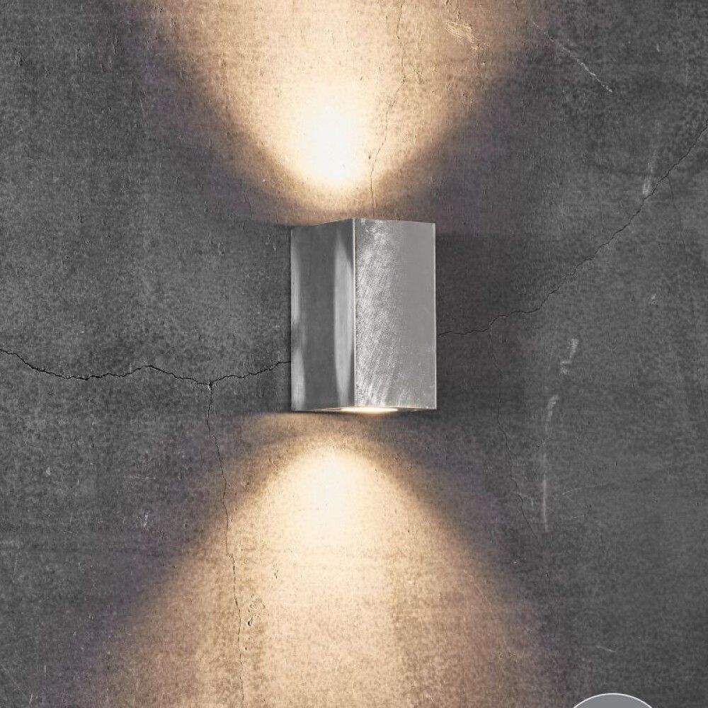 Veggljós GU10 Canto Maxi Kubi 17,2cm stál