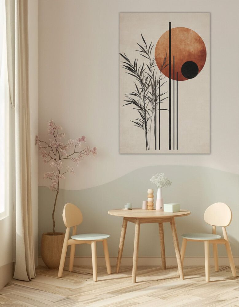 Hljóðvistarmynd abstrakt 800x1220x20 mm InEx