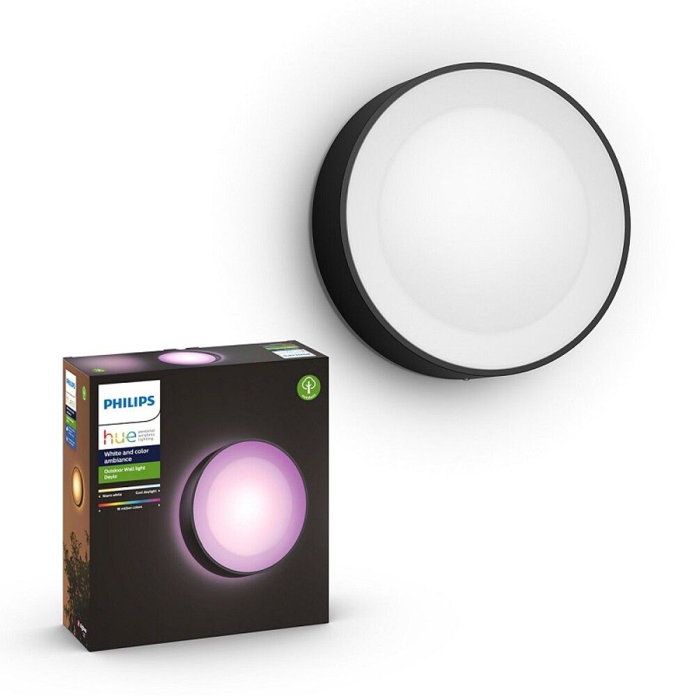 Veggljós LED Daylo 15W IP44 Philips Hue WCA Ø22 cm