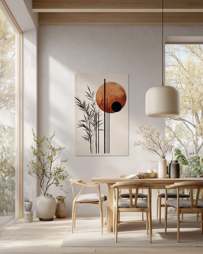 Hljóðvistarmynd abstrakt 800x1220x20 mm InEx