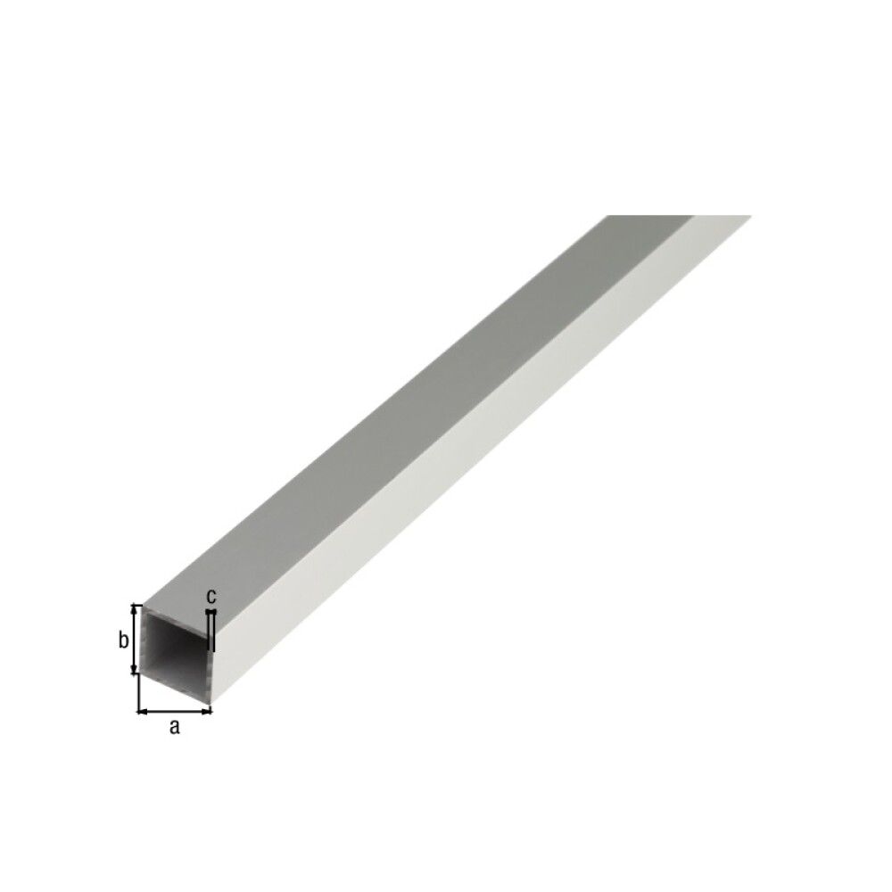 Prófílrör 20x20x1,5 m 1 m ál yfirborðsmeðhöndlað