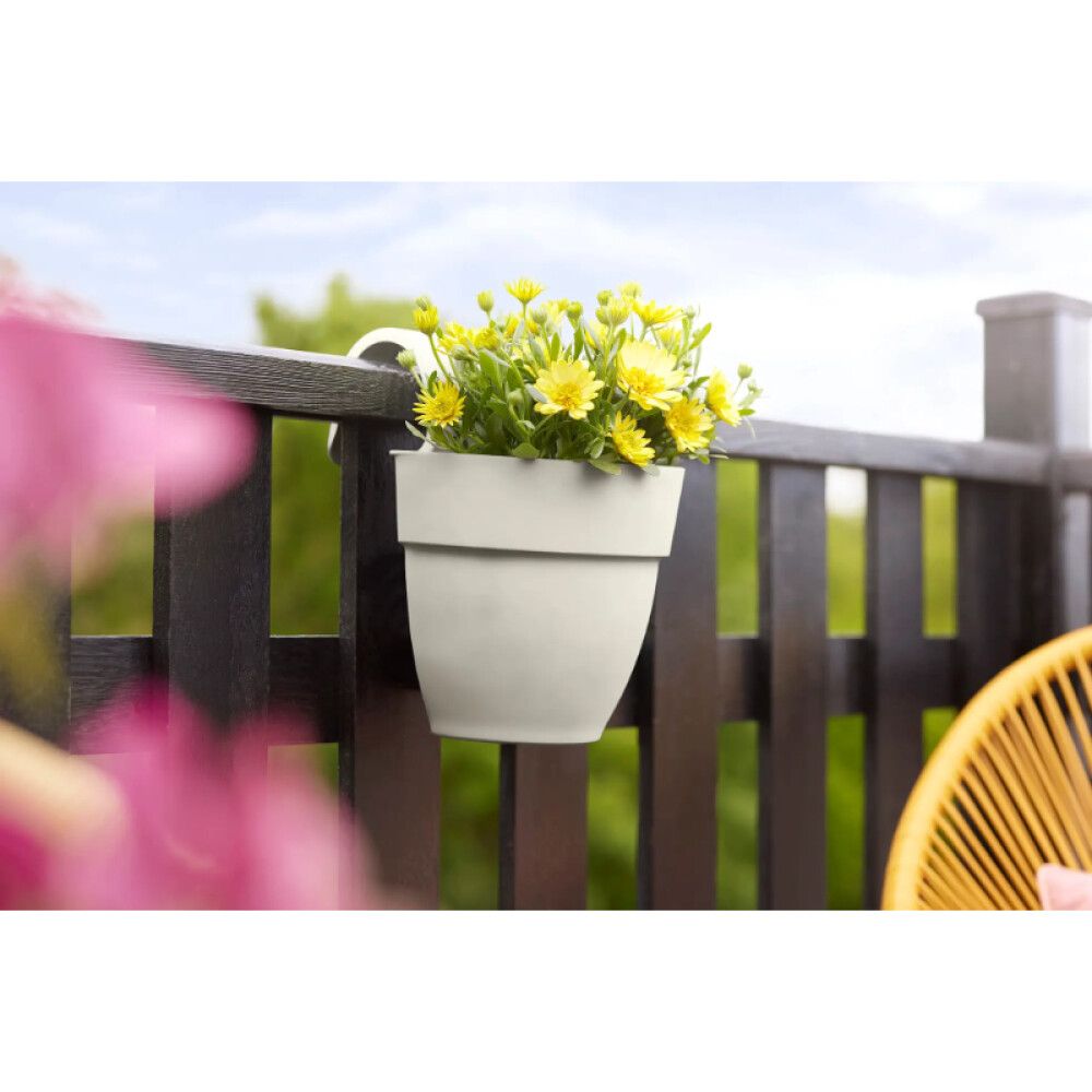 Blómapottur á handrið Vibia Campana S hvítur