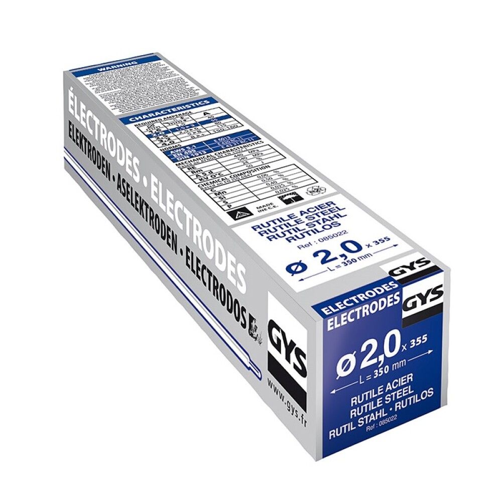 Pinnavír rútíl Ø2,0x350 mm 355 stk Gys