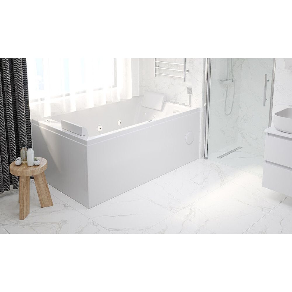 Nuddbaðkar fyrir tvo Skaraborg Duo 170x100x65 cm Camargue