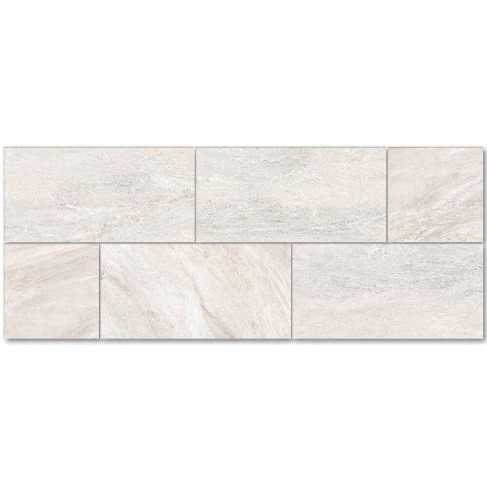 Gólf- & Vegg flísar Everest Sea hvítar 50x25cm 1,27m²