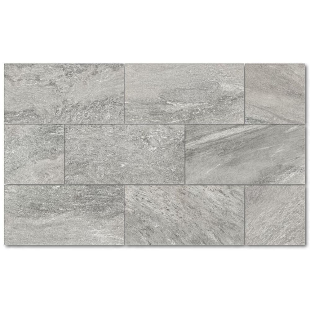 Gólf- & Vegg flísar Everest River gráar 50x25cm 1,27m²