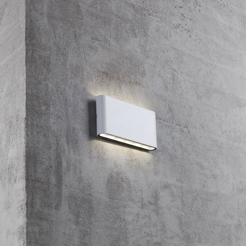 Veggljós LED Kinver hvítt 17,5 cm