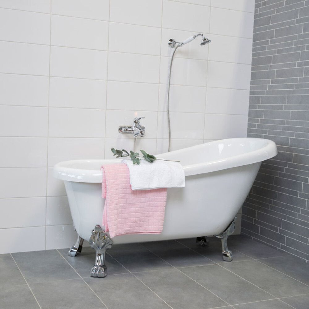 Veggfísar Rako 19,8x39,8 cm 1,6 m² hvítar