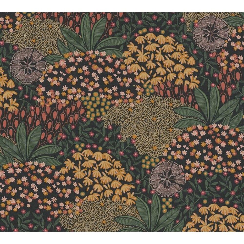 Veggfóður Antigua 10,05x0,53m svart