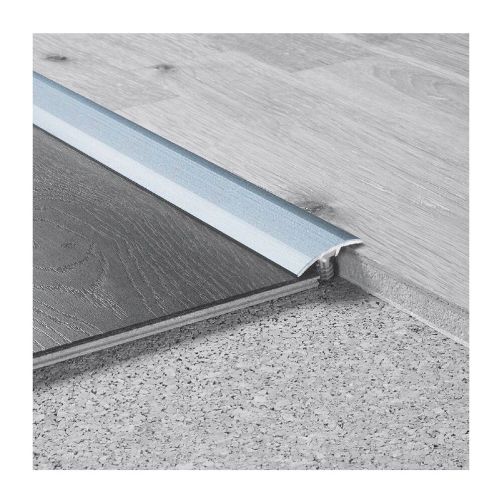 Frágangslisti samskeyta 270x3,2cm Logoclic silfur