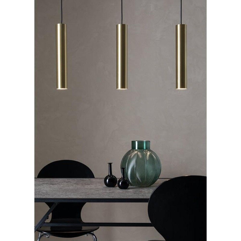 Hangandi ljós 3xGU10 Ruben 82 cm messing