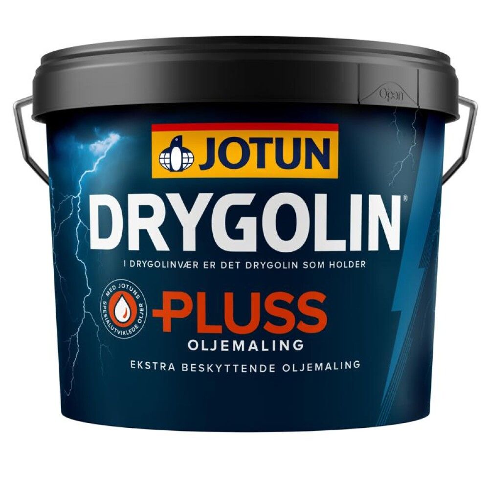 Olíumálning 2,7L Drygolin Pluss hvítur grunnur
