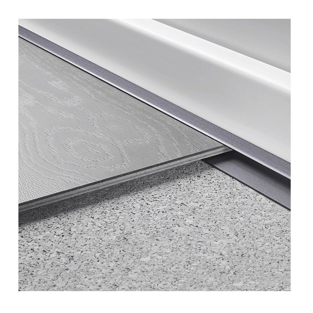 Endanef U-prófíll 90x3x1,35cm Logoclic rústfrítt stál